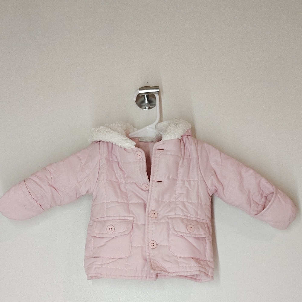 Impressions Soft Pink Baby Jacket with Hood